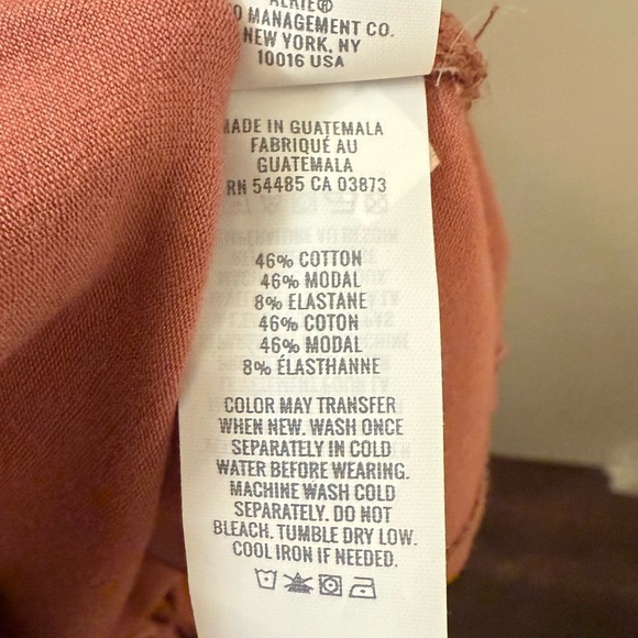 Aerie NWT Chill Up Off The Shoulder Top Mauve pink size medium modal - Picture 9 of 9